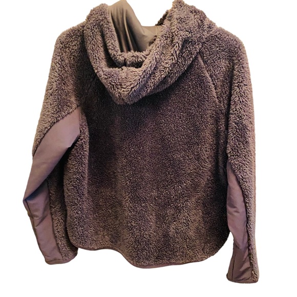 Nike Sherpa Therma Fleece Training Pullover Hoodie Dark Purple Women's M - Picture 6 of 10